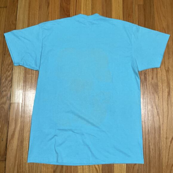 Vintage Achy Breaky Heart XL T-Shirt Single Stitch Blue 90s Billy Ray Cyrus USA - Picture 10 of 11